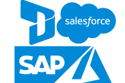 SAP-Dynamics-Salesforce-AZURE LOGO